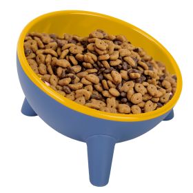 Raised Tilted Elevated Cat Food Bowl Pet Backflow Prevention Water Dish Feeding Bowl for Cats Small Dogs