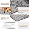 27.6x17.7in Pet Heating Pad Dog Cat Electric Heating Mat Waterproof Adjustable Warming Blanket with Chew Resistant Steel Cord Case